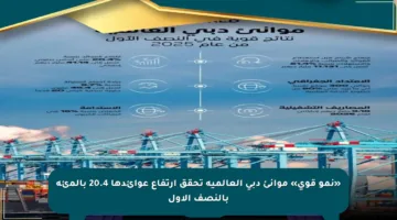 «نمو قوي» موانئ دبي العالمية تحقق ارتفاع عوائدها 20.4 بالمئة بالنصف الأول